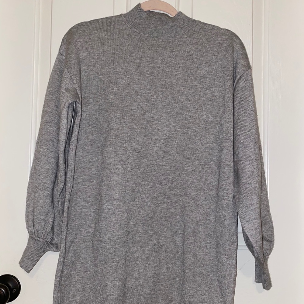 NWT Forever21 Mock Neck Sweater Dress - Picture 2 of 5